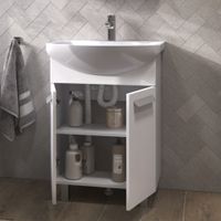 Тумба под раковину VIGO Hoska 60 напольная белый арт-231 — фото 3, Тумбы под раковину