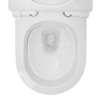 Унитаз подвесной Azario Nova 360х480х360 безободковый, с ультратонким сиденьем микролифт арт-AZ-2217 — фото 8, Подвесные унитазы