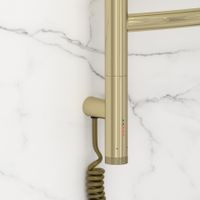 Полотенцесушитель электрический Сунержа Галант 3.1 800х600 МЭМ левый Шампань 020-6000-8060 — фото 2, Электрические полотенцесушители