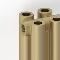 Отопительный радиатор Сунержа Эстет-00 500х765 17 секций Матовая шампань арт-022-0332-5017 — фото 1, Радиаторы отопления