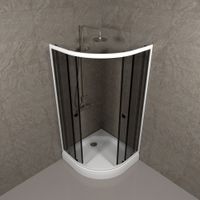 ДО Грэй 90*90 А (3 места+сифон D90) арт-Щ0000066464 — фото 10, Душевые уголки четверть круга