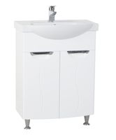 Глория-65 тумба прямая белая (Best) 4639510660013 — фото 1, Тумбы под раковину