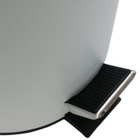 GIFORTES Ведро д/мусора 5 литров круглое, с крышкой SOFT CLOSE, белый матовый арт-32671 — фото 6, Мусорные ведра