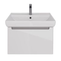 Товар: Тумба Lemark BUNO MINI 70 см под 1 раковину, подвесная, 1 ящик, цвет планки: Серый, цвет корпуса, фа арт-LM05BM70T - фото 4 Тумба Lemark BUNO MINI 70 см под 1 раковину, подвесная, 1 ящик, цвет планки: Серый, цвет корпуса, фа арт-LM05BM70T — фото 4, Тумбы под раковину