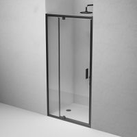 Товар: W90G-100-1P-BT Gem дверь душевая распашн 100x195,черный, стекло прозрачн - фото 2 W90G-100-1P-BT Gem дверь душевая распашн 100x195,черный, стекло прозрачн — фото 2, Распашные душевые двери