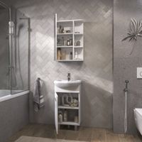 Тумба под раковину VIGO Hoska 45 напольная белый (227) — фото 6, Тумбы под раковину