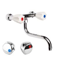 Настенный смеситель для кухни Сантаком 140017с, хром — фото 1, Смесители для кухни