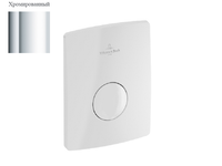 Клавиша смыва, Villeroy&Boch, ViConnect, для писсуара, ширина, мм-126, глубина, мм-17, высота, мм-162, тип смыва-одинарный, тип управления-механический, материал-пластик, цвет-хромированный арт-92194461 — фото 1, Кнопки смыва