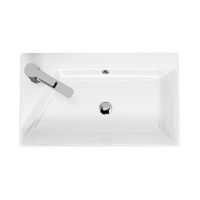 Раковина Слим Синерджи 55 белый JORNO арт-17055-KL — фото 1, Раковины накладные