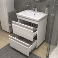 Тумба под раковину VIGO Holly 60 напольная белый арт-039 — фото 4, Тумбы под раковину