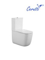 Унитаз MIRKO Tornado напольный безободковый CT11090 (620х355х790) Ceruttispa — фото 3, Напольные унитазы