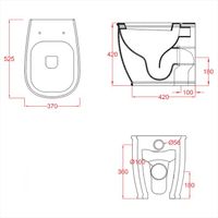 Унитаз Artceram Atelier приставной безободковый цвет Pink матовый арт-ATV002 33 00 — фото 2, Приставные унитазы