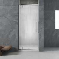 Душевая дверь Veconi Vianno VN-33R, 700x1950, хром, стекло дождь VN33R-70-06-C7 — фото 1, Распашные душевые двери