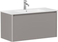 Тумба под раковину Allen Brau Gravity 100 1.370014.PGM платина матовый — фото 1, Тумбы под раковину