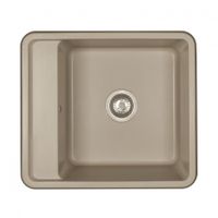 Мойка для кухни Беллис 57 570x510x250 мм, прямоуг., серый шелк 1A724932BS250 — фото 1, Кухонные мойки