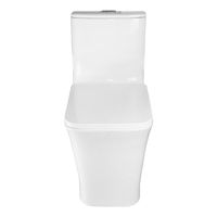 Унитаз-моноблок AZARIO STOUN 405х750х780 напольный, безободковый, в комплекте с сиденьем дюропласт микролифт, белый арт-AZ-1109 — фото 5, Напольные унитазы