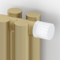 Отопительный радиатор Сунержа Эстет-11 EU50 500х495 11 секций Матовая шампань арт-022-0312-5011 — фото 2, Радиаторы отопления