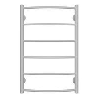 Полотенцесушитель водяной AZARIO VERONA 500/800 6 секций, нижнее/диагональное подключение, 1/2", белый арт-AZ83873W — фото 5, Водяные полотенцесушители