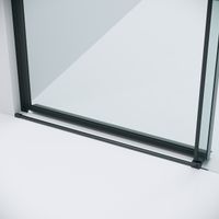 Дверь в нишу Grossman Classic (140х195) графит сатин,стекло прозрачное,раздвижная, 1 место арт-100.K33.04.140.42.00 — фото 7, Раздвижные душевые двери