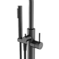 Товар: Смеситель для ванны напольный SANCOS Etna, вороненая сталь, арт. SC9009GG - фото 2 Смеситель для ванны напольный SANCOS Etna, вороненая сталь, арт. SC9009GG — фото 2, Смесители напольные