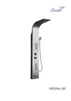 Товар: Панель VIRGINIA BR душевая из нержавеющей стали с форсунками Ceruttispa CT9983, цвет матовая нержавеющая сталь - фото 1 Панель VIRGINIA BR душевая из нержавеющей стали с форсунками Ceruttispa CT9983, цвет матовая нержавеющая сталь — фото 1, Душевые панели