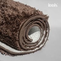 Коврик для ванной комнаты, 50x80, микрофибра, темно-коричневый, IDDIS, арт-BSQS08Mi12 — фото 1, Коврики для ванной комнаты