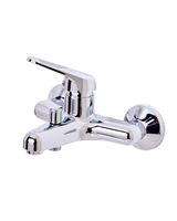 OneLife смеситель для ванны/душа однорычажный полимерный, хром арт-P11-100cr — фото 2, Смеситель для ванны