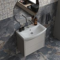 Раковина КЕРАМИН КЛЕРМОНТ 60 белый глянец CDB00029854 арт-4810531147244 — фото 3, Раковины встраиваемые сверху