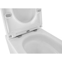 Унитаз подвесной Azario PRO 340х490х350 безободковый, слив "скрытое Торнадо", в комплекте с быстросъемным сидением микролифт (PRO-002 UQ3) арт-PRO-0002 UQ3 — фото 4, Подвесные унитазы