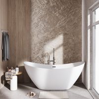 Ванна отдельностоящая Grossman Galaxy GR-2103M (180х77х72) цвет белый матовый,1 место — фото 3, Акриловые ванны