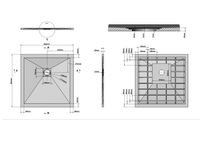 Душевой поддон Grossman Strong (90х90х2,5) из искусственного камня,квадрат,белый,1 место арт-GR-S19090Q — фото 4, Душевые поддоны из искусственного камня