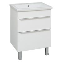 Тумба напольная с умывальником AXIOMA 60 /2 ящ/ AQUA DE MARCO 5060WGAXI/F — фото 2, Тумбы с раковиной