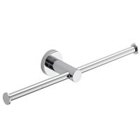 Держатель туалетной бумаги COLOMBO DESIGN PLUS W4990 двойной без крышки цвет хром — фото 1, Держатели туалетной бумаги