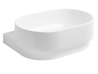 Раковина SIMAS PO-MO подвесная или накладная без отверстий цвет белый PO06 — фото 1, Раковины накладные