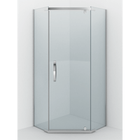 Душевой уголок ALEX BAITLER 2 серия AB215-90 прозрачное стекло — фото 3, Душевые перегородки