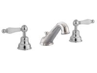 Смеситель для раковины, Cisal, Arcana Toscana, тип открывания воды-двухвентильный, отверстия для монтажа-3, материал ручки-керамика, цвет-бронза арт-TS00102027 — фото 1, Смесители для раковины