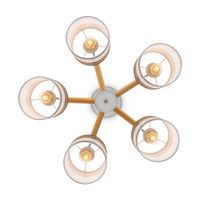 Потолочный светильник Freya арт-FR5329-PL-05-CH — фото 9, Подвесные светильники