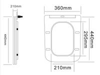 Сиденье для унитаза Grossman 4470S тонкое,белое,1 место арт-49GR70S — фото 3, Сиденья для унитаза