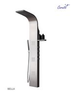 Панель BELLA душевая из нержавеющей стали с форсунками Ceruttispa CT11128, цвет хром — фото 1, Душевые панели