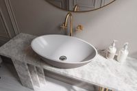 Раковина DIONE Soft Rock Duo 59 Х 35,5 RAL* 1.02.006.11.2 — фото 1, Раковины накладные