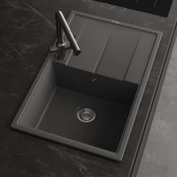 Кухонная мойка ABBER Quarz серый арт-AQ2904G — фото 2, Кухонные мойки