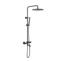 Душевая система с термостатом Timo Saona SX-2380/03 черный — фото 5, Душевые системы