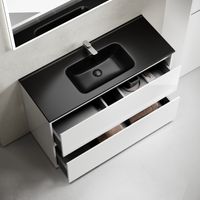 Товар: Тумба под раковину SANCOS Libra Floor напольная, 1190х450х840, c двумя ящиками оснащенными доводчиками, белый глянец , арт. арт-LB120F-1W - фото 12 Тумба под раковину SANCOS Libra Floor напольная, 1190х450х840, c двумя ящиками оснащенными доводчиками, белый глянец , арт. арт-LB120F-1W — фото 12, Тумбы под раковину