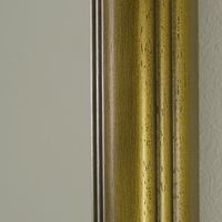 Зеркало фигурное H118xL78xP4 cm, бронза 30966 — фото 2, Зеркала в ванную комнату