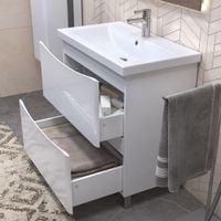 Тумба под раковину VIGO Glem 80 напольная белый (324) — фото 3, Тумбы под раковину