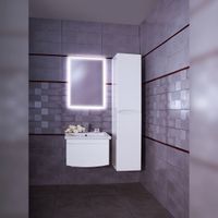 Комплект мебели для ванной Бриклаер ВЕГА 60, белый — фото 5, Комплекты мебели для ванной