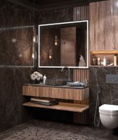 Зеркало с подсветкой VIGO Roberta Comfort 1200 170 — фото 6, Зеркала в ванную комнату