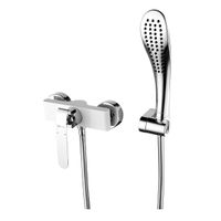 Melange Смеситель для душа, хром/белый/, LM, арт-LM4933CW — фото 1, Смеситель для душа