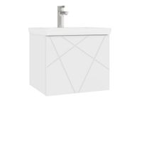 Тумба под раковину VIGO Geometry 50 подвесная белый (032) — фото 1, Тумбы под раковину