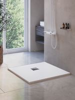 Товар: Душевой поддон квадратный RGW ST-W 80x80, каменный, белый, арт-16152088-01 - фото 3 Душевой поддон квадратный RGW ST-W 80x80, каменный, белый, арт-16152088-01 — фото 3, Душевые поддоны из искусственного камня